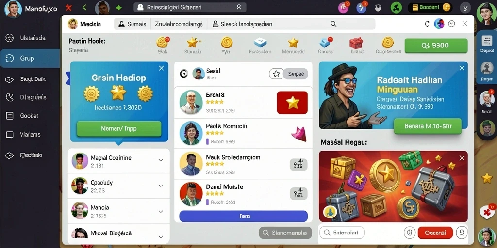 Momen seru saat pemain berinteraksi dalam mode multiplayer.