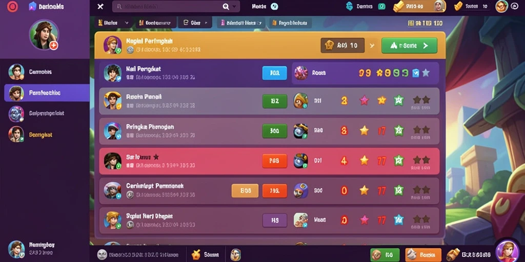 Tangkapan layar memperlihatkan level baru yang menantang dalam VM777.