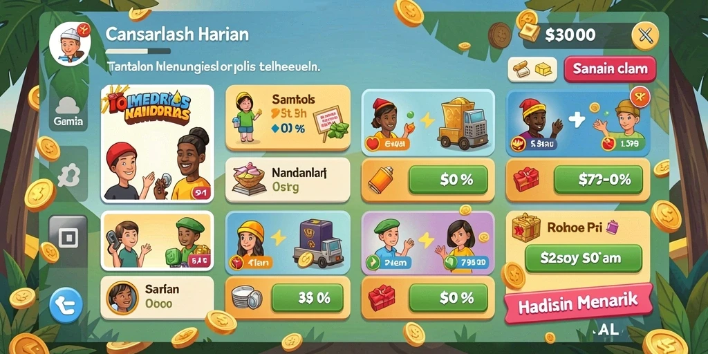Antarmuka pengguna yang intuitif dan menarik.